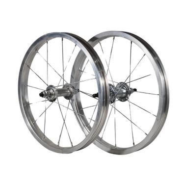 Imagem de Roda Dianteira Aro 16 De Alumínio Colorido Para Bicicleta Infantil Cor Amarela