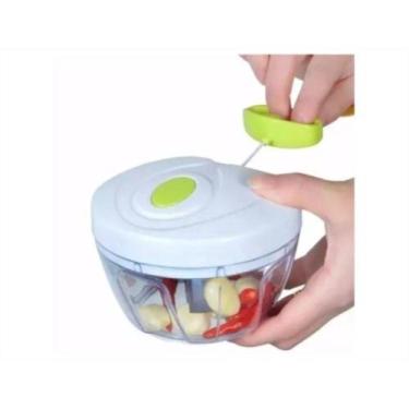 Imagem de Mini Processador Triturador De Alimentos Manual Para Alho - RutMar