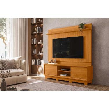 Imagem de Estante Siena para TV de até 75 polegadas (Com Pés) - Cinamomo - Madetec