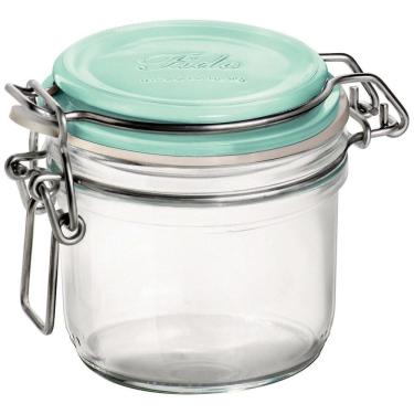 Imagem de BORMIOLI ROCCO FIDO POTE HERMÉTICO 8x8x8cm 200ml VIDRO TRANSP TAMPA VERDE