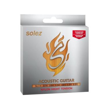 Imagem de Encordoamento Para Violão Nylon Slch Tensão Alta Solez