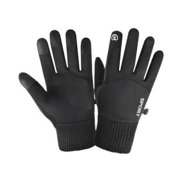 Imagem de Luvas De Inverno Masculinas Impermeáveis E À Prova De Vento Com Tela S