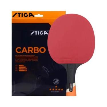 Imagem de Raquete De Tênis De Mesa STIGA CARBO 6 Estrelas Avançada Para Ataque R