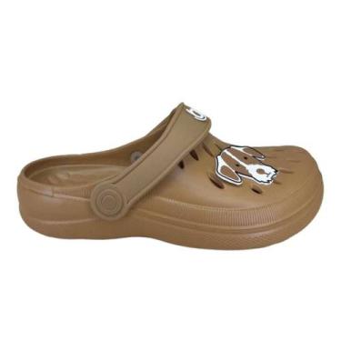 Imagem de Sandália Boa Onda Kids Dog Clog - Infantil - Marrom - 2526, Marrom, 25