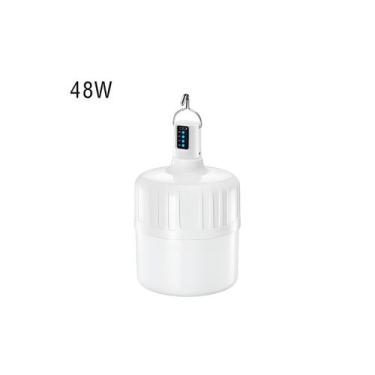 Imagem de Lâmpada Emergência Recarregável 48W LED Camping 4000lm - ShopMix