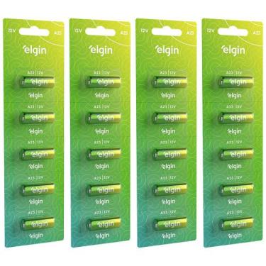 Imagem de Bateria Elgin Alcalina Energy A23 12V - Cartela com 20 unid