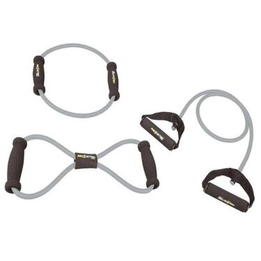 Imagem de Kit 3 Elásticos Extensores Látex com Pegada EVA HP060 Proaction-Unissex