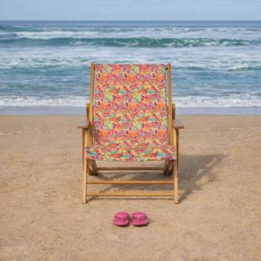 Imagem de Toalha de Praia Borboletas Com Encaixe de Cadeira Lepper