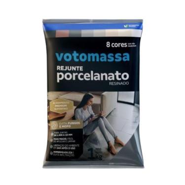 Imagem de Rejunte Porcelanato Branco Votoram, Preto