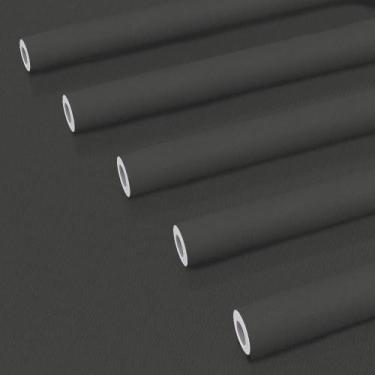 Imagem de Kit 5 Un de Papel de Parede Adesivo Modelo Linho Cinza Espacial 500x60