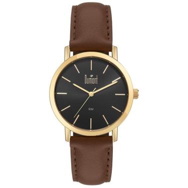 Imagem de Relógio Dumont Masculino Traveller Dourado - DU2035MOV/5P-Masculino