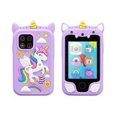 Imagem de Telefone Inteligente Com Tela Sensível Ao Toque Para Crianças, Câmera,