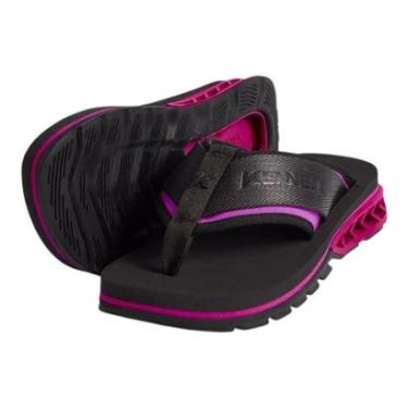 Imagem de Chinelo Kenner Rakka Sport Masculino Preto e Rosa-Masculino