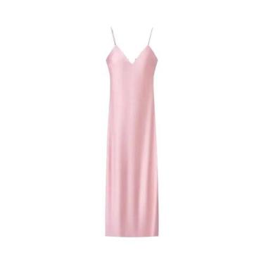 Imagem de Vestido Maxi Amarelo Sem Mangas Com Decote Em V Para Mulheres, Elegant
