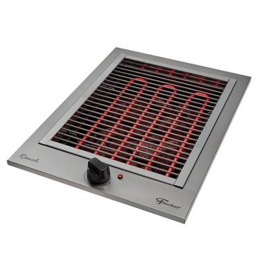 Imagem de Churrasqueira Elétrica Cooktop Ranch com Pedras Vulcânicas Inox 220V Fischer