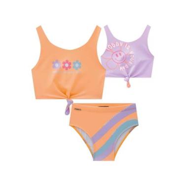 Imagem de Bíquini Infantil Dupla Estampa Infanti - Vim Vi Venci, Estampado, 6