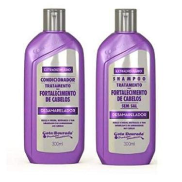 Imagem de Gota Dourada Desamarelador Shampoo + Condicionador 300ml