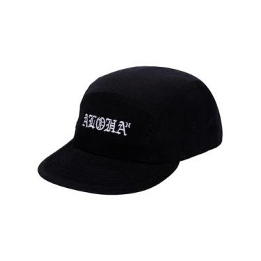 Imagem de Boné Hurley Five Aloha Veludo Cor:PretoTamanho:Único, Preto, Único
