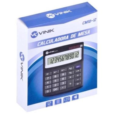 Imagem de Calculadora Vinik De Mesa 12 Dígitos - CM50-12