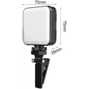 Imagem de Luz de Preenchimento LED RGB Lucacell AY-83 5,5W USB Tipo C com Suporte para Camera Celular Notebook