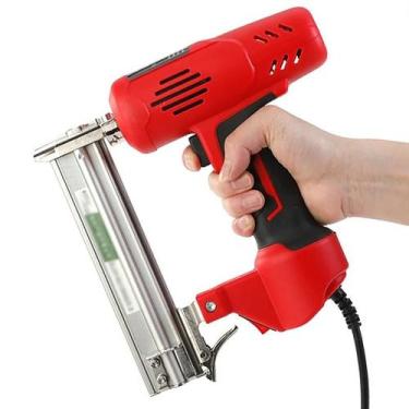 Imagem de Pistola De Pregos E Grampos Elétrica 2600W F30 Para Móveis, Ferramenta
