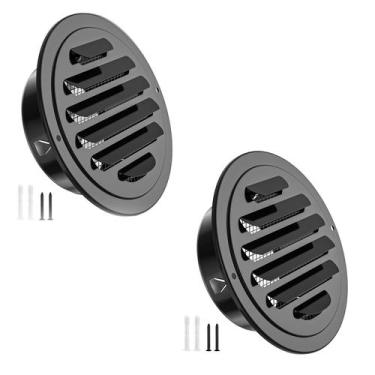 Imagem de Tampa de ventilação HG Power 4" em aço inoxidável com tela de malha re