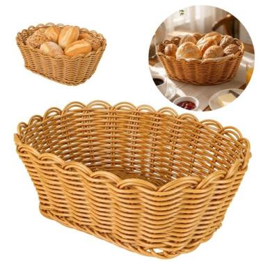 Imagem de 24 Cestas Para Pão Oval Organizador de Mesa 21cm - Chinatown