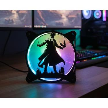 Imagem de Grelhas Fan 120mm Harry Potter Capa Fan Pc Gamer Cpu Gamer Setup Gamer