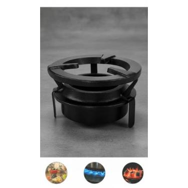 Imagem de Fogareiro Portátil a Álcool Compacto 13cm - Congratulations Store