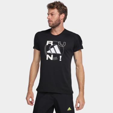 Imagem de Camiseta Adidas Run Logo Slim  Masculina-Masculino