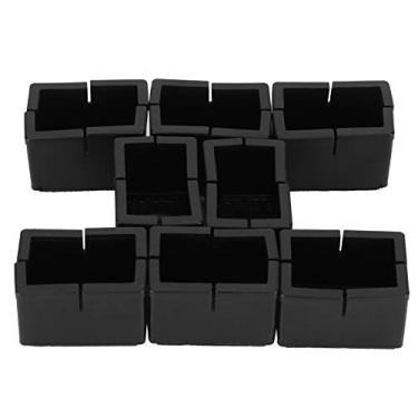 Imagem de Tampas de pontas de pernas de cadeira, protetores de piso de perna de cadeira de silicone antideslizantes para cadeira para gabinete de arquivo para mesa de escritório para mesa