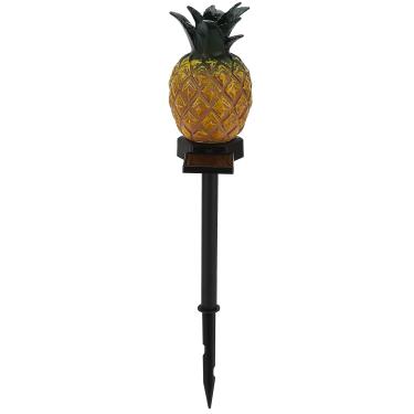 Imagem de Luz de estaca solar, sensor de luz inteligente, luz solar, economia de energia para ambientes externos (luz de abacaxi)