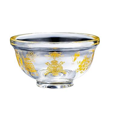 Imagem de Tigela de jantar de cristal com oito tigelas de água pequenas auspiciosas para budismo tibetano, xícara de chá transparente e criativa, resistente ao calor, copos e jantar