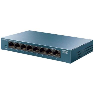 Imagem de Switch gigabit de mesa com 8 portas 10/100/1000 ls108g smb