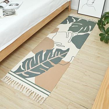 Imagem de Tapete corredor de cozinha tapetes de corredor de fazenda com borlas lavável tecido tribal tapete de acento para pia de cozinha/sala de estar/quarto 61 x 180 centímetros