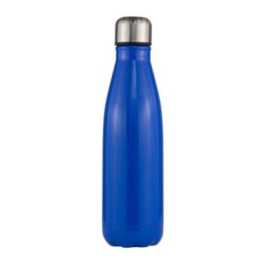 Imagem de Garrafa Squeeze Inox Com Tampa Rosca Esporte 750ml Azul Ys25020 - Yins