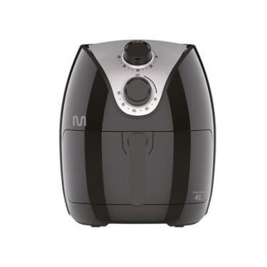 Imagem de Fritadeira Elétrica Air Fryer 4l C/ Grade Timer 60min Temp. 200°C 1500w 127v Multilaser - CE021OUT [Reembalado] CE021OUT