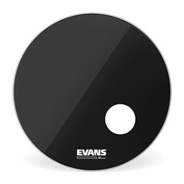 Imagem de Pele Para Bumbo Resposta EQ3 Preta 22" Evans BD22RB
