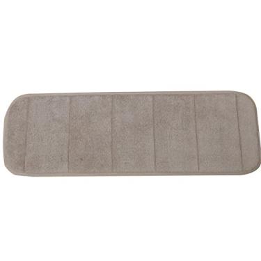 Imagem de Esponja de memória almofada de cotovelo absorvente de suor antiderrapante teclado almofada de espuma confortável para mesa de computador de mesa de escritório, cáqui, 20x60 cm