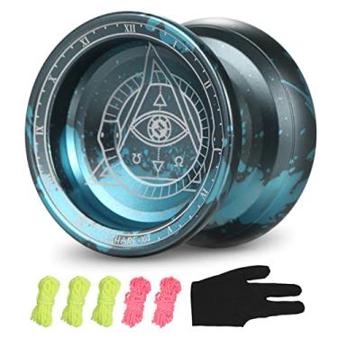 Imagem de Tingpai Yoyo profissional de alumínio competitivo Yoyo Ball Yo Yo presente com co as e luva