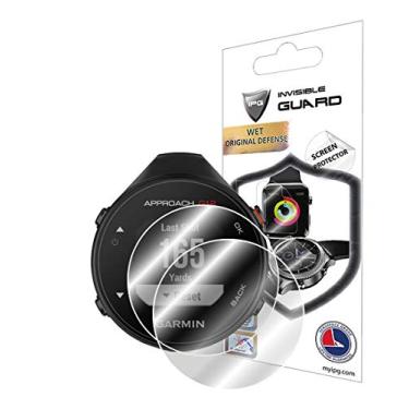 Imagem de IPG Protetor de tela para Garmin Approach G12 Golf GPS Rangefinder (2 unidades) filme invisível ultra HD transparente anti-arranhões - suave/auto-cura/sem bolhas para G12