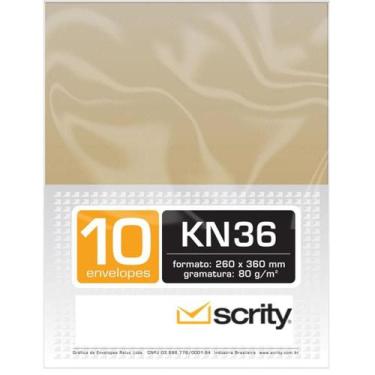 Imagem de Envelopes Saco Kraft 80G 260X360mm C/ 10 Unid. Skn36 -Scrity
