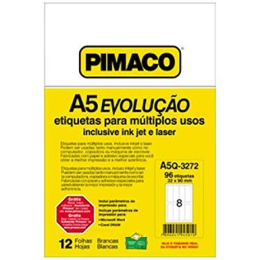 Imagem de Etiqueta Pimaco InkJet + Laser - A5Q3272