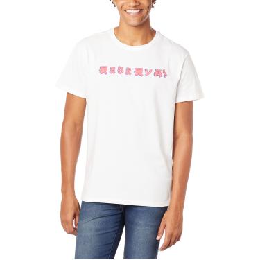 Imagem de Camiseta Estampada Reserva Kanji, Reserva, Masculino, Branco, M