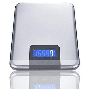 Imagem de balanças de alimentos para cozinha, balanças de cozinha, gramas digitais de peso com função de tara lcd retroiluminada para ingredientes, joias, café