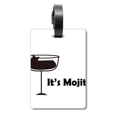 Imagem de Mojito With Its Cup Mala Etiqueta de Bagagem Etiqueta para Bagagem