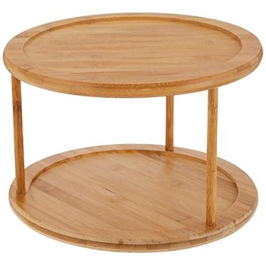 Imagem de Lipper International 8302 Toca-discos de cozinha de 25,4 cm em madeira de bambu