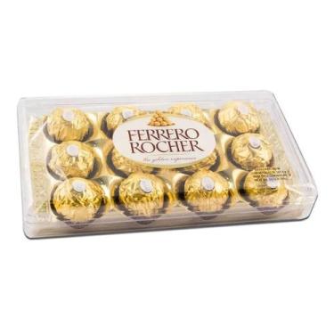 Imagem de Bombons Ferrero Rocher 150Gr Ao Leite C/ Recheio Cremoso E Avela