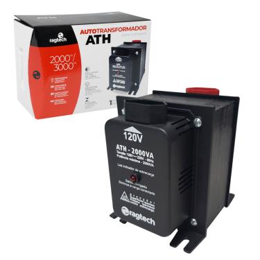 Imagem de Auto Transformador Ragtech ATH 2000 2000VA/1000W Máximo, Ent 120V/220V, Saída 120V/220V - 20ATH4475