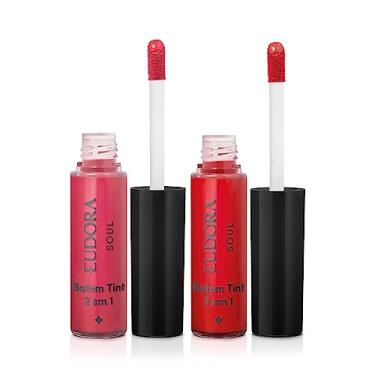 Imagem de Eudora Kit Batom 2 em 1 Soul: Rosa 5,5ml + Vermelho 5,5ml